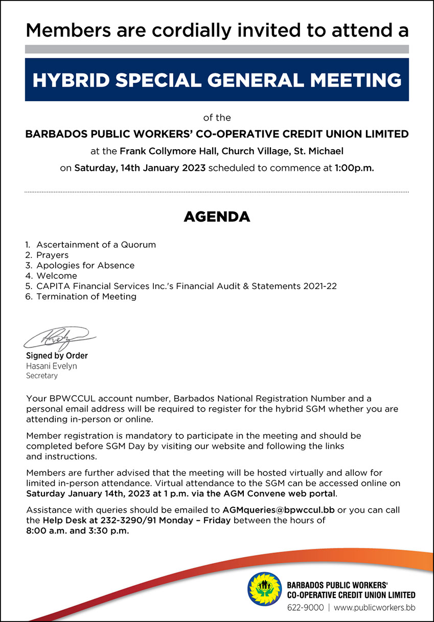 Online Banking Services — Barbados Workers' Union Co-Operative